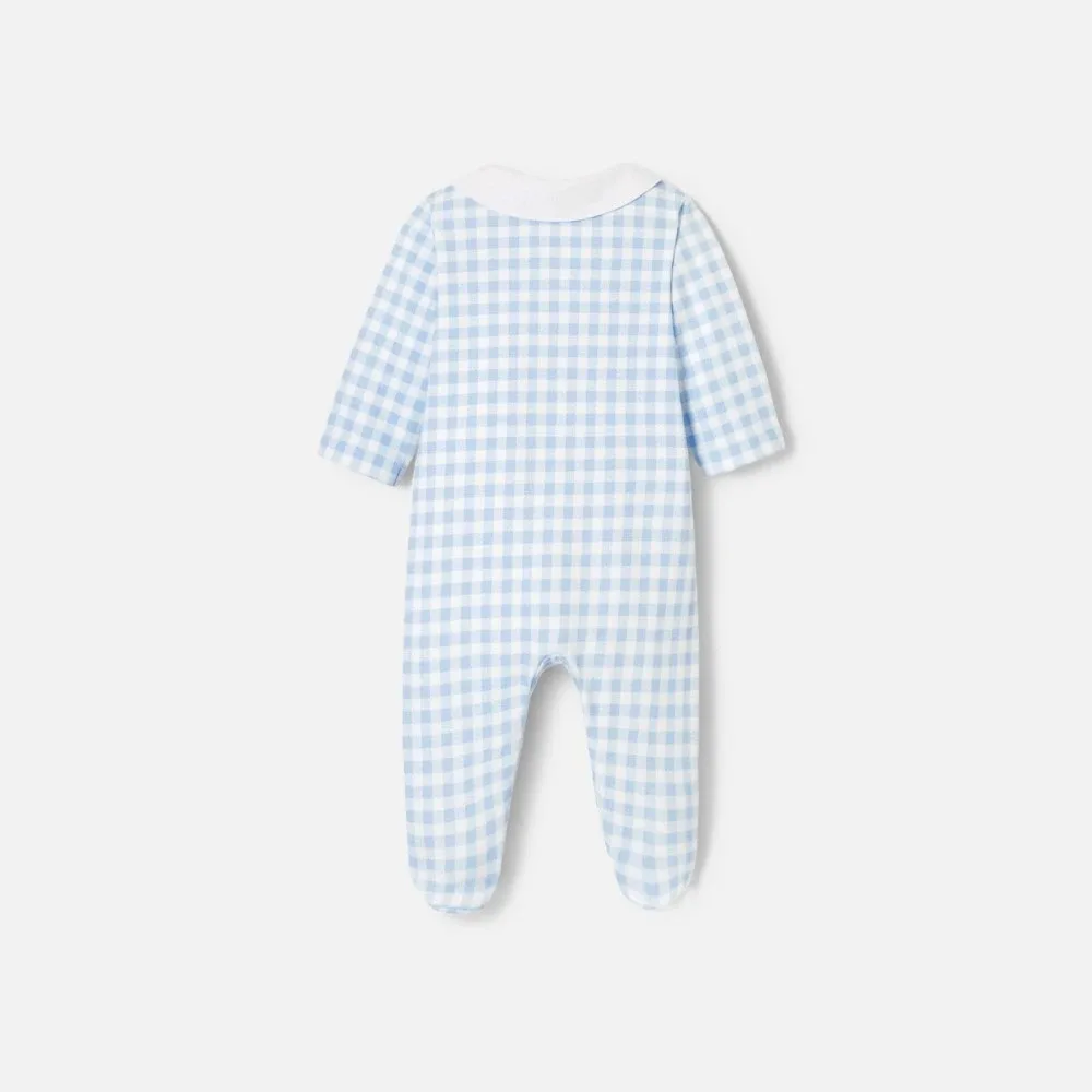 View 2 - Baby boy pyjamas in interlock