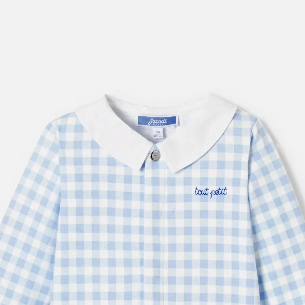 View 3 - Baby boy pyjamas in interlock