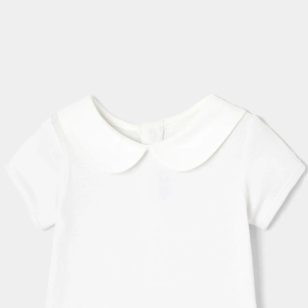 View 3 - Baby girl short sleeves  bodysuit