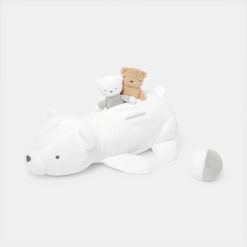 View 1 - Polar bear activity plush toy