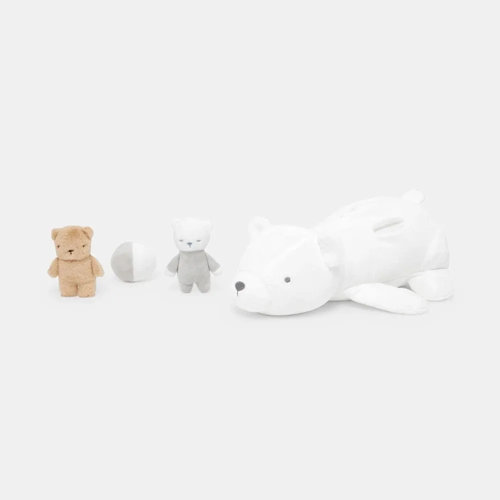 View 2 - Polar bear activity plush toy