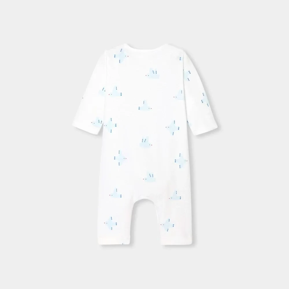 View 2 - Baby jumpsuit in interlock