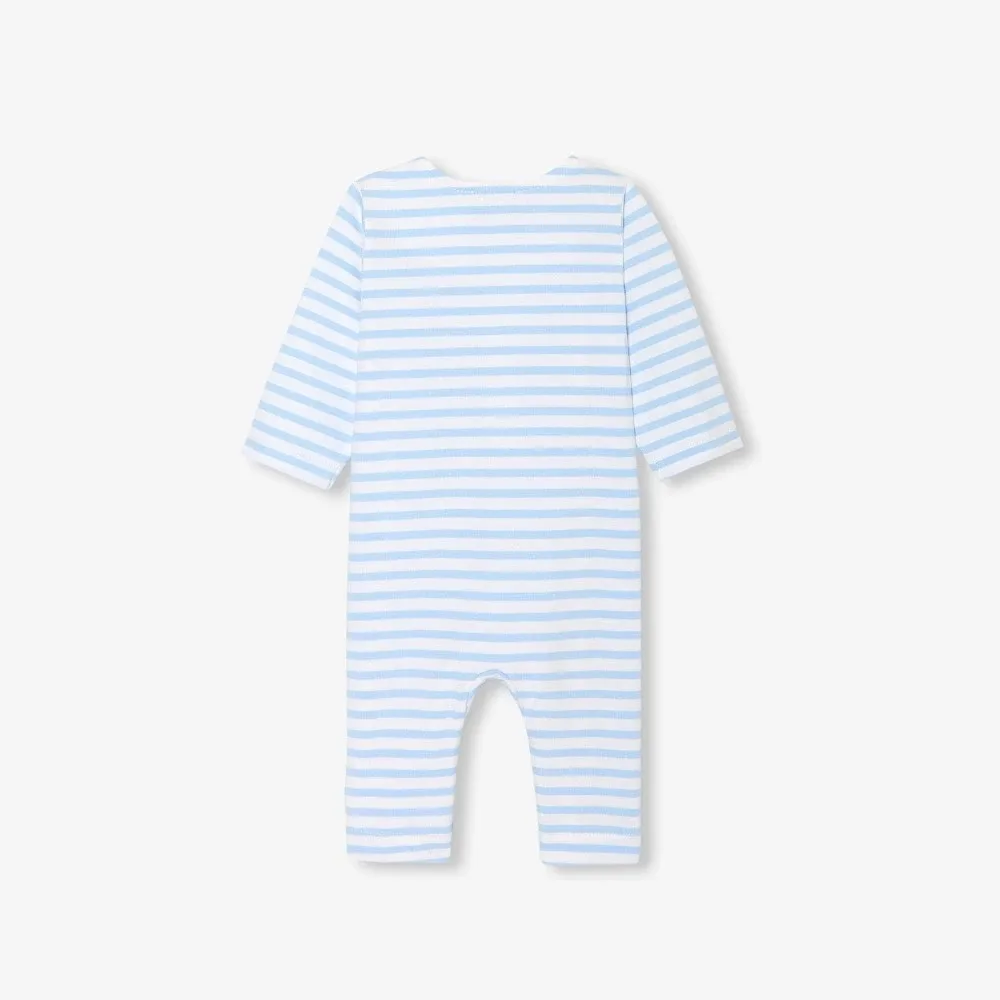 View 2 - Baby boy jumpsuit in jersey